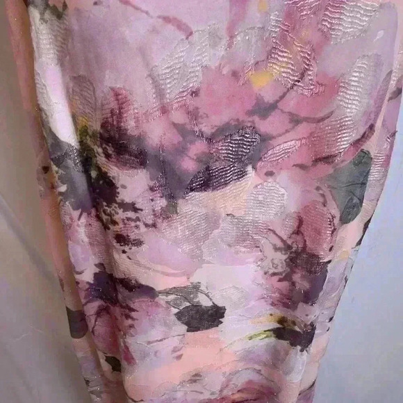 R&M Richards Pink Flower Embellished Lace Sheath Dress & Jacket (Size 18) - Picture 4 of 10